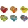 Excelsa Mexican Flowers Tellerservice 18-tlg. buntes Dekor
