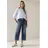 STREET ONE High Waist Wide Leg Jeans im Loose Fit Dark Blue wash 28 - 28W / 26L