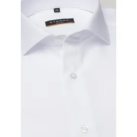 Eterna SLIM FIT Original Shirt in weiß unifarben, weiß, 37