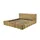 Möbel Kraft Polsterbett Bexley 180 x 200 cm Stoff Gold