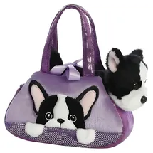AURORA Fancy Pals Peek-A-Boo French Bulldog 20 cm Lila