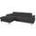 Cotta Ecksofa Komaris L-Form Kunstleder 2-Sitzer Grau