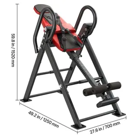 Vevor Inversionsbank Rot/Schwarz