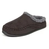 Deer Stags Herren Nordisch Hausschuh, Dunkelgrau, 47 EU Weit