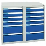 Schubladenschrank ESTA2 900 x 1000 x 500mm RAL 35/5010