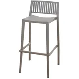 Siena Garden Barstuhl 50 cm x 52 cm x 98 cm Taupe