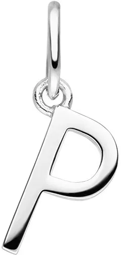 LEAF - BUCHSTABENANHÄNGER P -  silber