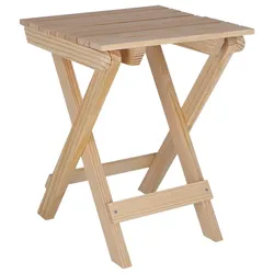 Mueblear - Klappbarer Gartentisch ohne Öl-Lackierung 40x41cm