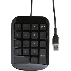 Targus Numeric Keypad Ergonomisch geformten Tasten in Standardgröße, USB-A-Anschluss