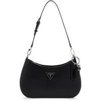 GUESS Noelle II Top Zip Shoulder Bag Black - 28 x 15 x 6 cm