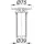 Dallmer Abdeckhaube TELOS mit Standrohr, verchromt