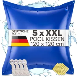 Pool Kissen 118x118 cm, blau