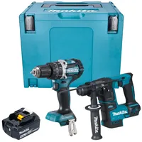 Makita Schlagbohrmaschine DLX 2278 M1J Kombo Kit + DHP