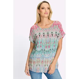 Heine Druckbluse rosé 38