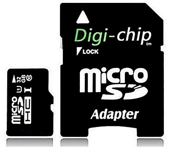 Digi Chip 32 GB Micro-SD-Speicherkarte für Amazon Fire 7, Fire 7 Kids, Amazon Fire HD8, HD8 Kids, Fire HD10, Fire HD 10 Kids Tablet PC