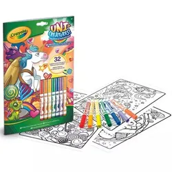 Crayola: Farbe & Aktivität Einhornwesen - Aktivitätsbuch mit 7 Markern