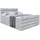 altdecor Boxspringbett CELESTIA-Z KING - 160x200 - H3/H4 - Hellgrau