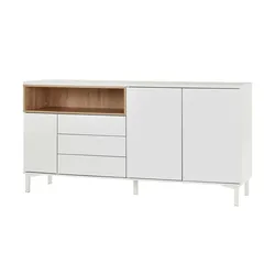 Roomers Sideboard   Case , weiß , Maße (cm): B: 176 H: 90 T: 48