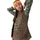 Fjällräven Damen Forest Wool Padded Weste, Dark Olive, M