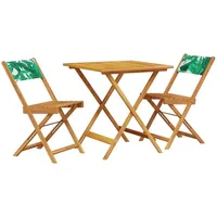 vidaXL Bistro-Set 3-tlg. Grün