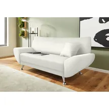 Home Affaire 2-Sitzer Saltare, elegant und komfortabel, toller Designfuß weiß