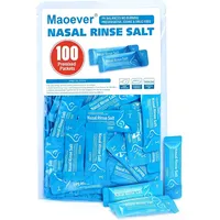 Maoever nasenspülsalz, einzeln 100 Salzpackungen, nasendusche | nasenspülung salz | nasendusche erwachsene | Nasenspülung | Nasennebenhöhlenentlastung | Nasenwaschung