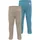 normani Outdoor Sports Normani, Outdoor Sports 2er Pack Baby Merino Unterhose mit Füßen in Blau/Beige | Gr.: 68 Beige, Blau, 68
