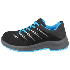 Uvex Halbschuh schwarz/blau uvex 2 trend, S1, 45