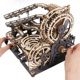ROBOTIME - 3D-Murmelbahn-Puzzle Stadt der Hindernisse - Braun/Grau