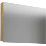 VCM Spiegelschrank Badinos 80cm Honig-Eiche