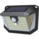 LUXULA Solar LED-Wandleuchte, PIR-Lichtsensor, 3-Lichtmodi, kaltweiß