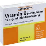 Ratiopharm Vitamin B1-ratiopharm 50 mg Ampullen 5 x 2 ml