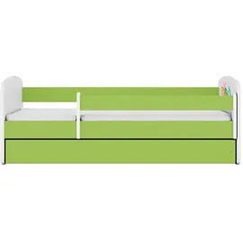 raumhirsch furniture Kinderbett Raumhirsch 80 x 180 cm Holzwerkstoff grün