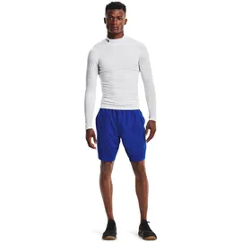 Under Armour HeatGear Armour Mock langarm Trainingsshirt Herren 100 white/black L