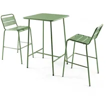 Oviala Bartisch 70 x 70 x 105 cm Kaktusgrün