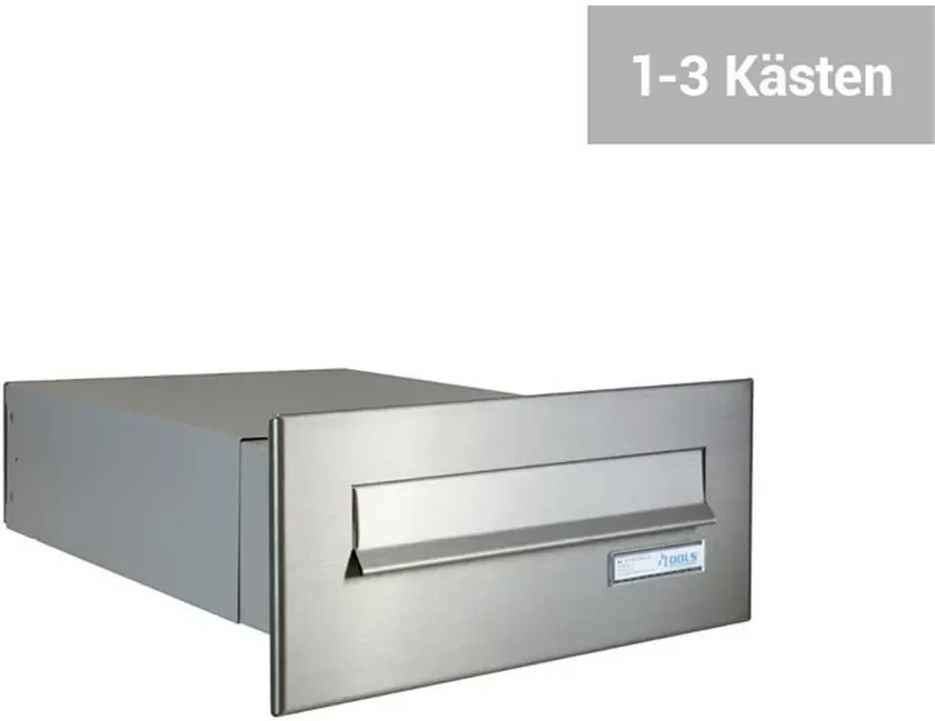 B-Serie Edelstahl Mauerdurchwurf Briefkastenanlage