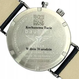 Bauhaus Kleine Sekunde Edelstahl 2037-1