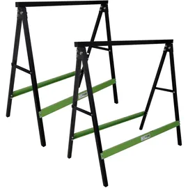 Trutzholm Arbeitsbock Stahl 77 cm schwarz klappbar 2er Set
