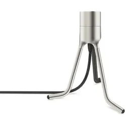 UMAGE - Tripod für Tischleuchten, H 18.6 cm, Stahl gebürstet