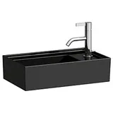 Laufen Kartell Handwaschbecken 8153340201111, 46x28cm, schwarz,