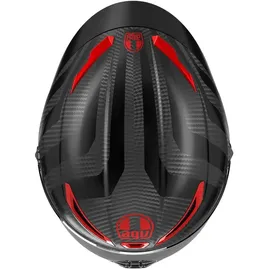 AGV Pista GP RR Intrepido Integralhelm - Matt Dunkelgrau/Schwarz/Rot / XL