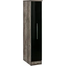 kochstation Apothekerschrank KS-Samos 30 x 60 x 165 cm Schwarz