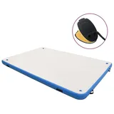 vidaXL Aufblasbare Schwimmmatte Blau und Weiß 300x150x15 cm