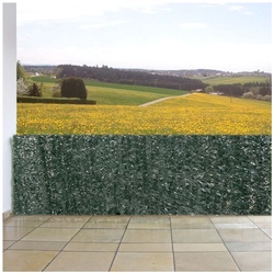 Balkonsichtschutz, Sichtschutz Windschutz Verkleidung für Balkon Terrasse Zaun ~ 300x100cm Tanne dunkel
