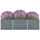 vidaXL Garten-Hochbeet verzinkter Stahl rechteckig 240 x 40 x 45 cm Grau  