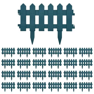 vidaXL Rasenkanten 25 Stk. Grün 10 m PP