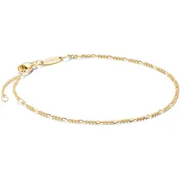 Thomas Sabo Figaro-Armband goldfarben A2207-413-39-L19V Größe 19