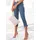 LASCANA Caprijeans mit kleinem Beinschlitz mit verzierten Taschen, elastische 7/8-Jeans aus Baumwolle, Sommerhose blau 42