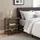 Relaxdays Nachtschrank 61 x 60 x 30 cm Braun