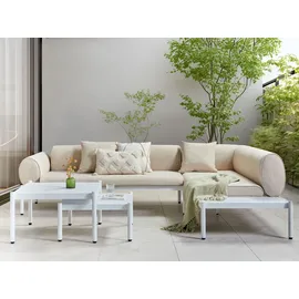 Beliani Rasiglia Loungeset 5-Sitzer beige